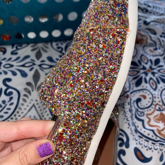 Rainbow glitter Toms! - Picture 4 of 5